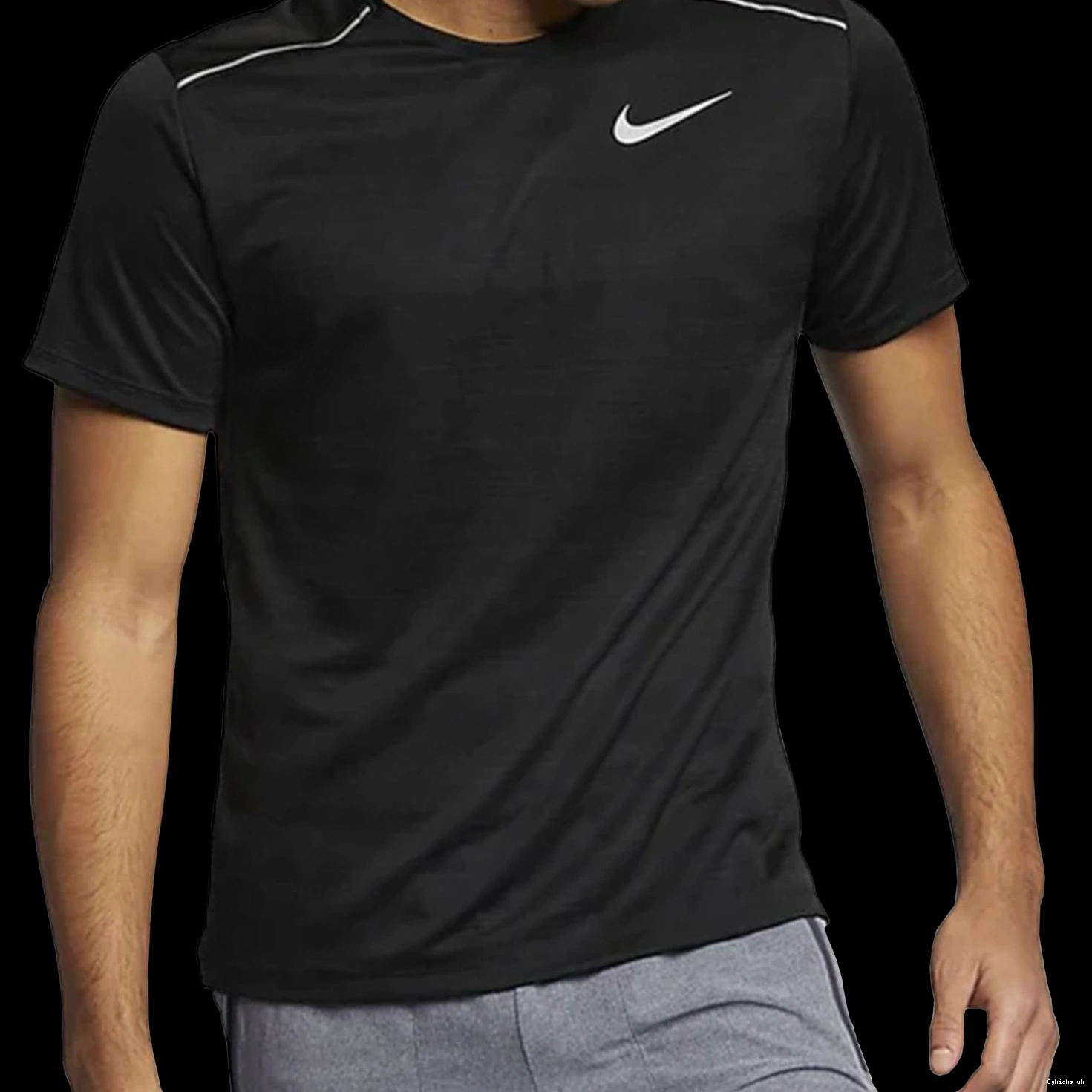 Shirt T Black Miler 1.0 Nike Dri-Fit 0808